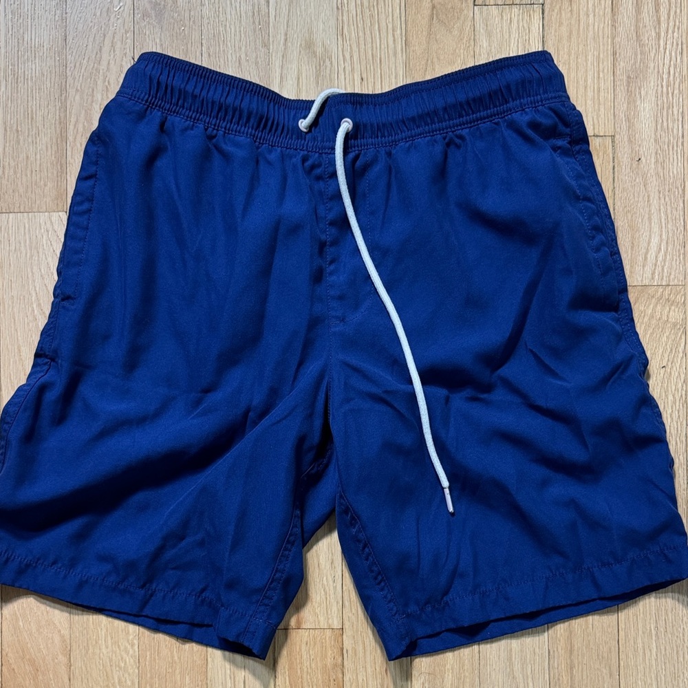 Amazon Essentials Navy Blue Mesh-Lined Shorts